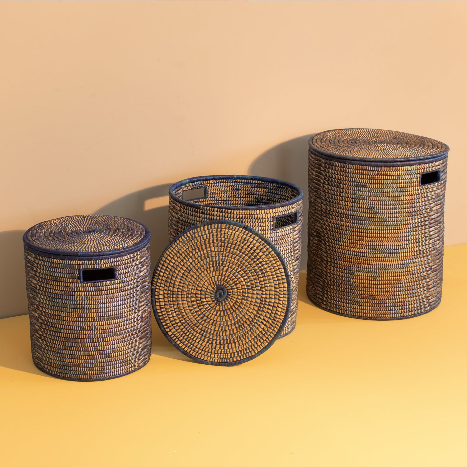 Monochrome Blue Baskets-Mix & Match Collection