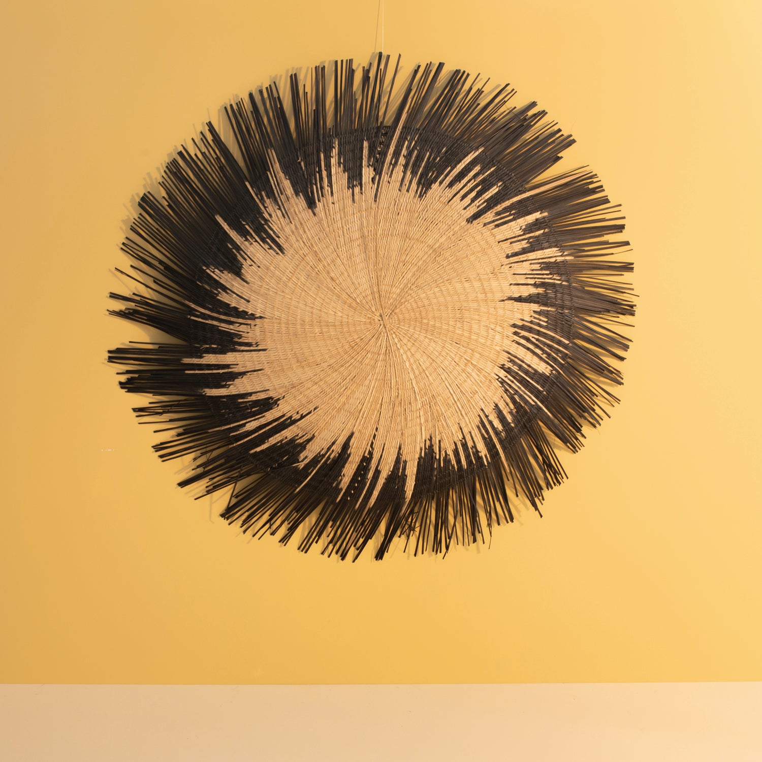 Sun Circle Wall Hanging Black