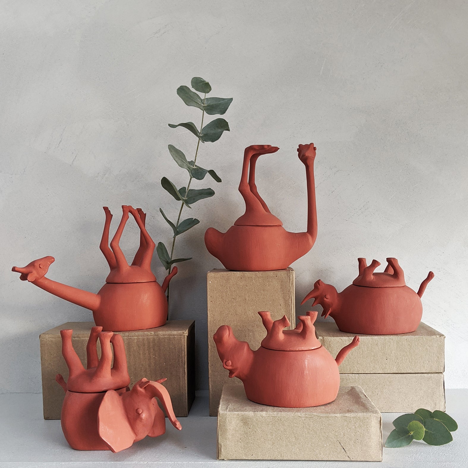 Sleeping Animals-Terracotta