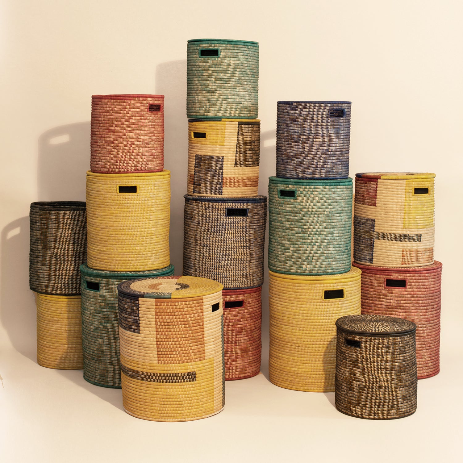 Bright Coloured Baskets