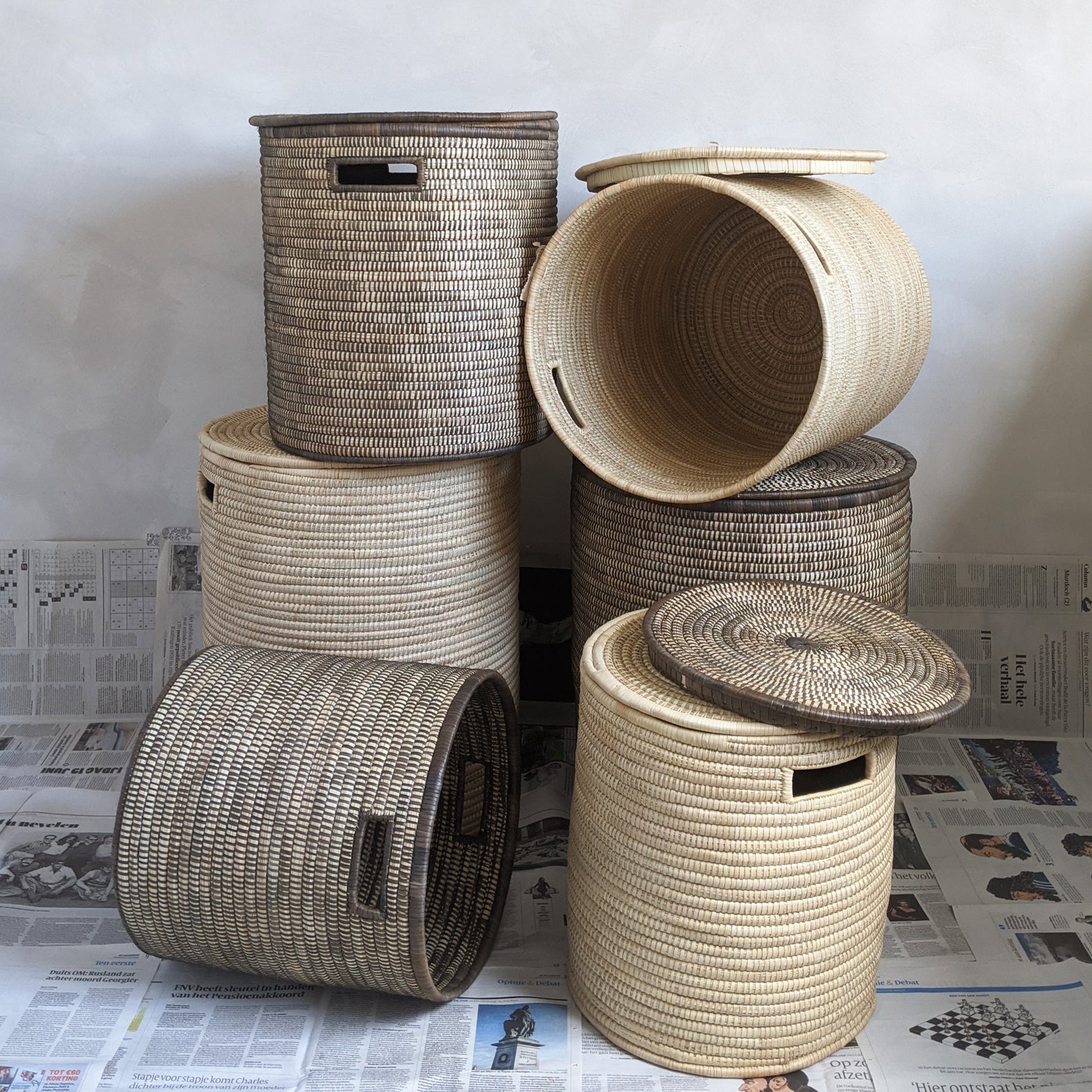 Mix & Match Baskets - Monochrome Brown