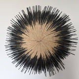 Sun Circle Wall Hanging Black Medium - Imperfect 03