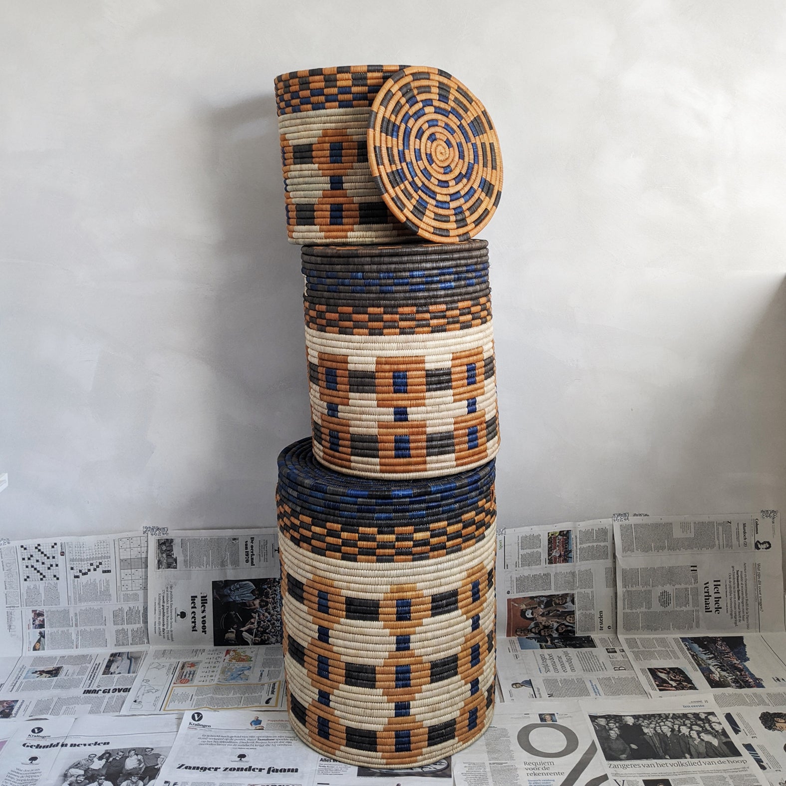Large Mosaic Baskets