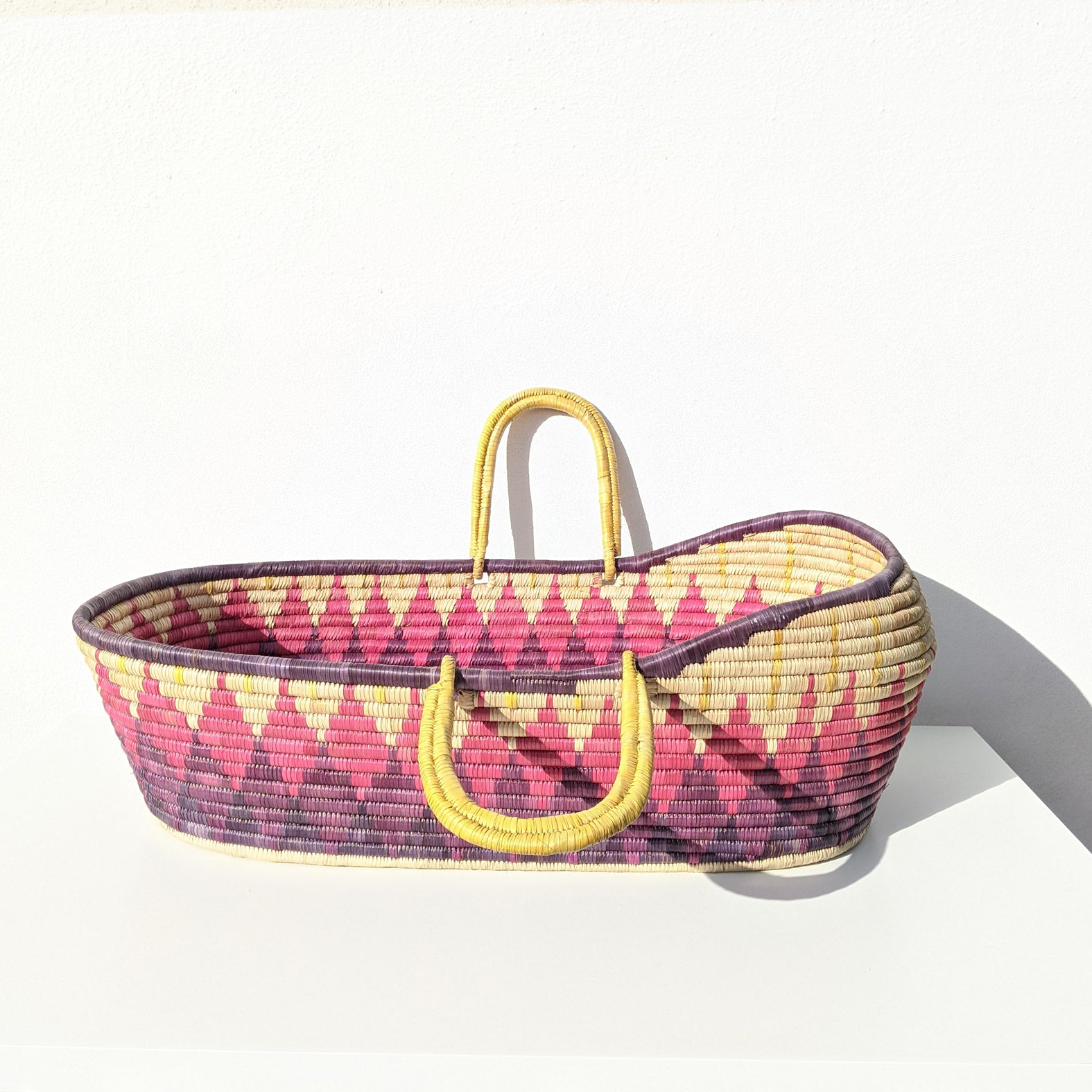 Purple Lilly Baby or Doll Basket