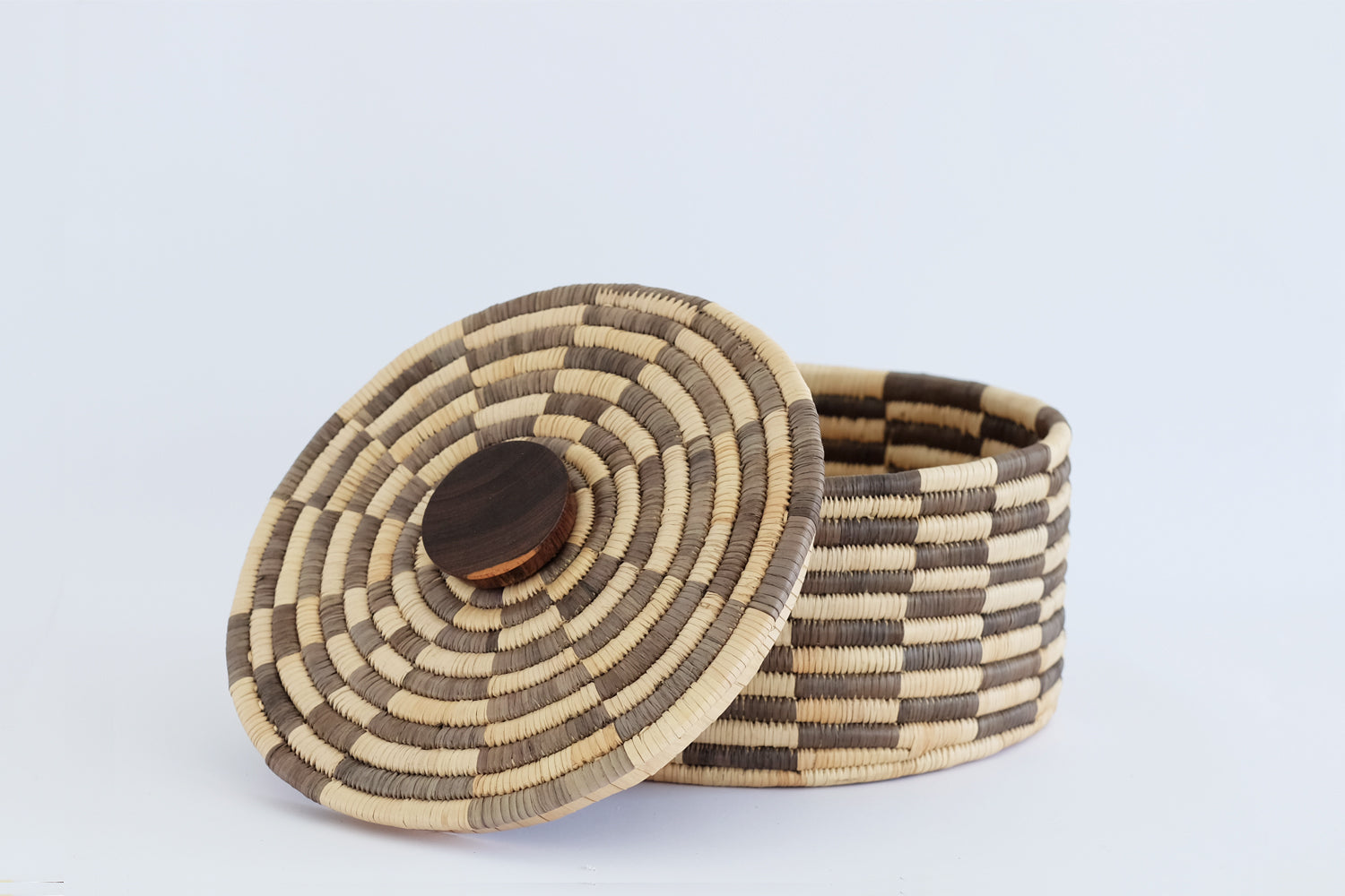 Classic Cylinder Storage Basket with Lid