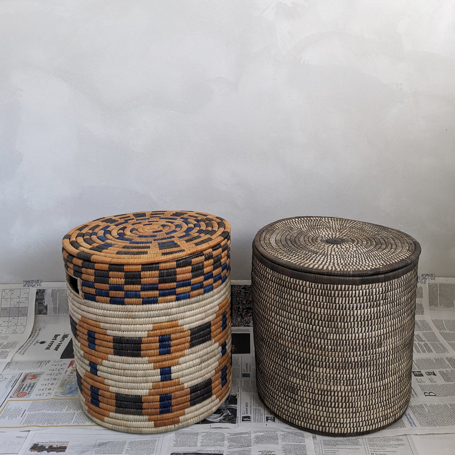 Large Mosaic Baskets